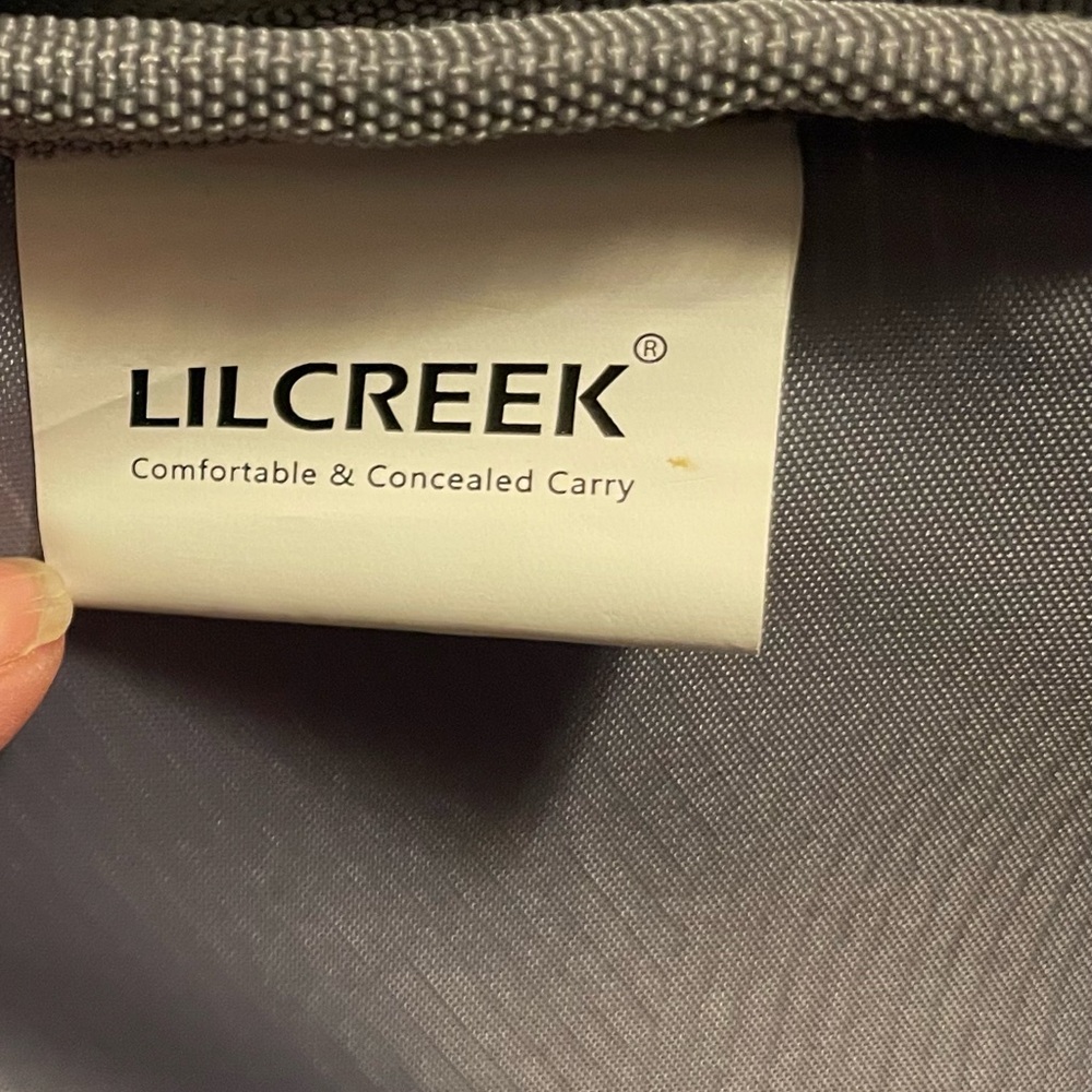 Gray Crossbody Concealed Carry Bag